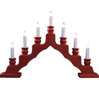 Led Light Arch Trendy Swede Red LxHxW 47.5 x 33.0 x 6.0cm New Schwibbogen