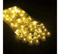 LED Light Balloon, 100 PCS LED Balloons Bright Lamps, Mini Round Ball LED Balloons Plastic Light for Wedding, Birthday, Halloween Christmas Party Decoration