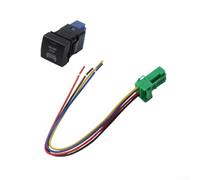 LED LIGHT BAR Dashboard LED Push Button Switch for Toyota For Camry | Fits for camry 2018+, easy install, blue LED indicator, 22mm size, dashboard mounting