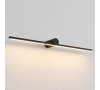 LED Light Bar for Bathroom Mirror Black Minimalist Vanity Lighting Linear Wall Sconces for Bedroom and Dressing Table Modern Bathroom Accessories Makeup Light Fixture