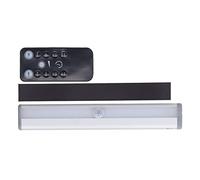 LED Light Bar, Magnetic Absorption, Wide Use, Remote Control, LED Cabinet Light, Warm White, 10 LEDs with Timer for Bedroom
