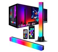 LED Light Bar, RGB IC Lamp 32 cm, Gaming Lighting, Gaming Setup Decoration, Music Sync and Timing Function, App and Remote Control, Ambient Lamp for Desk, TV, Monitor, Room, Holiday
