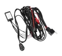 LED Light Bar Strobe Flash Work Light, 12V 40A Switching Relay, 16AWG Wireless Remote Wiring Harness Kit, 9.84ft Cable, for LED Working Light Wireless Strobe Driving Light (1 to 1)