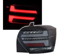 LED Light Bar Tail Lights In Black Smoke For VW Polo 2G AW 2017-2021