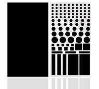 LED Light Blocking Stickers, Light Dimming LED Filters, (2 Sheets) Dimming Sheets for Routers, LED Covers Blackout, Dimming 50% ~ 80% of LED Lights, (2Sheets = 1 Cut Out + 1 Uncut)