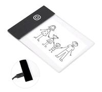 LED Light Board, A6 Portable Box Tracer Eye Protection Function Brightness Adjustable Tracing Flip Book Kit Tablet Copy Board Paint Pad Drawing Sketching for Children