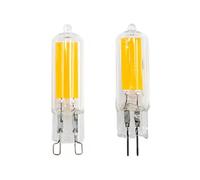 LED Light Bulb,G4 G9 Glass Cob Lamp 6W 9W AC 220V Warm Cold White Candle Lights Replace 30w 60w Halogen for Chandelier Spotlight,Warm White,G99W
