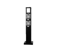 LED Light Cold and Hot Water Garden Water Column, Large Decorative Freestanding Garden Hydrant, Hose Stand with Spigot, Weatherproof, Washing