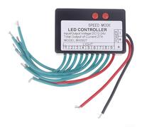 LED Light Controller for Signage with 4 Channel to 9 Channel Support and Customizable Speed Settings for 12V 24V DC Power Sources (B)