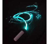LED Light Dance Whip, LED Light Swivel Dance Fibre Optic Whips - 4 Variable Lighting Modes, Whips for Music Festivals, Dance Whips for Carnival Parties