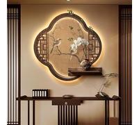 LED Light Decor Wall Art, Wall Hanging Sculpture Painting with Light, 3-Layer Frameless Sandstone Painting, Modern Home Decorative Wall Lamp for Entryway Living Room(B,70cm)