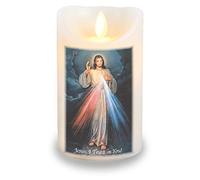 Led light Divine Mercy Votive Candle
