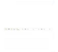 LED Light Engine for Midea Fridge BCD-432WG Series - DC12V Replacement Panel Bright Illumination Cold Resistant Strip 30cm