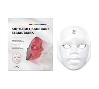 LED Light Face Cover - Blue Light Beauty Care Device,Multi-Color LED Cordless Face Care Cover - for Women Beauty Rejuvenation Lifting Skin Brightening