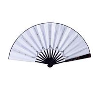 LED Light Fan for Parties - Chinese Fan with LED Lights | Bright Folding Fan for DJ Events, Dance Shows, Fluorescent Party Decorations, Luminous Fan for Fe