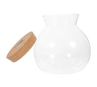 LED Light Glass Bottle White High Borosilicate Wood