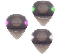 LED Light Guitar Pick Light Up Guitar Picks Beat Picks LED Luminous Guitar Picks Guitar Plectrum Auto LED Glowing Pick for Enhanced Stage Performance (G2(White+Green+Purple))