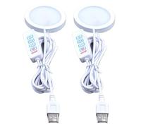 LED Light Kit - 2 Pieces 3 Modes Adjustable USB Powered 5V - Wardrobe Light for Models and Presentations | for Home Decoration Wardrobe Wardrobe Model