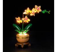 Led Light Kit Compatible with Lego 10343 Botanicals Mini Orchid, LED Lighting for Lego Artificial Fake Orchid Building Set for Adults, Lights up Your Botanical Collection (No Model Set)