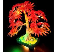 LED Light Kit Compatible with Lego 10348 Japanese Red Maple Bonsai Tree - Premium Lighting Set for Botanical Collection Model, USB/Battery Powered (Lights Only, No Lego Model)