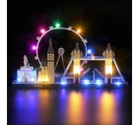 LED Light Kit Compatible with Lego 21034 Architecture London Skyline Collection, LED Lighting Set Compatible with Lego 21034 Architecture London Skyline Model (Lights Only, No Models)