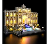 LED Light Kit Compatible with Lego 21062 Architecture Trevi Fountain - Decor Lighting Set for 21062 Landmark Building Model (NO Building Model Bricks) - Standard Version