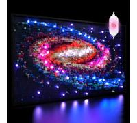 LED Light Kit Compatible with Lego 31212 Art The Milky Way Galaxy - Wall Decor Lighting Set for Galaxy 31212 Building Blocks Model (NO Building Model Bricks)