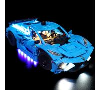 LED Light Kit Compatible with Lego 42217 Technic Chevrolet Corvette Stingray - Performance Sports Car Decor Lighting Set for Lego 42217 Building Blocks Model (NO Building Model Bricks)