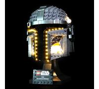 LED Light Kit Compatible with Lego 75328 The Mandalorian Helmet - Premium Lighting Set for Star Wars Mandalorian Helmet Display (Lights Only, No Model)