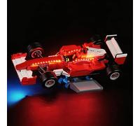 LED Light Kit Compatible with Lego F2004 & Michael Schumacher 11375 Set, Light Kit for Lego 11375 Building Blocks Model, Not Included The Model Set