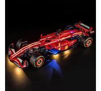 LED Light Kit Compatible with Lego Technic Ferrari SF-24 F1 Car, Compatible with Lego 42207 (Lights Only, No Models)