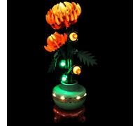 LED Light Kit for Lego 10368 Icons Chrysanthemum - Lighting Compatible with Botanical Collection Building Blocks Model - Light Accessories (Not Included The Model Set)