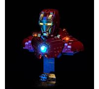 LED Light Kit for Lego 76327 Iron Man MK4 Bust - Custom Lights to Mount - Fits This Model (Model Not Included)