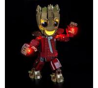 LED Light Kit for Lego 76341 Ravager Jumpsuit Groot - Custom Lights to Mount, Fits This Model (Model Not Included)