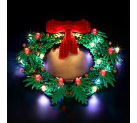 Led Light Kit for Lego Christmas Wreath, Led Lighting Set for Lego 40426 Christmas Wreath 2-in-1 - Not Include Models, Just Light Set(A-Standard Version)