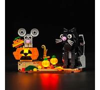 Led Light Kit for Lego Halloween Cat and Mouse 40570 - Not Include Models, Just Light Kit, Led Lighting Set for Lego 40570 Halloween Cat & Mouse