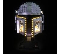 LED Light Kit for Lego The Mandalorian Helmet 75328 - Compatible with Star Wars Building Set, Lighting for Helmet Model (NOT Included The Building Set)