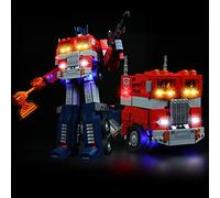 Led Light Kit for Optimus Prime - 10302 Heroic Autobots 2 in 1 - Not Include Lego Models, Just Light Set