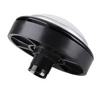 LED Light Lamp Button Acrylic Crystal Shell Game Push Buttons for Video Game Round Button, ABS Material, Red Color (White)