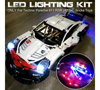 LED Light Lighting Kit ONLY For Lego 42096 Technic Porsche 911 RSR brick Toy DTA