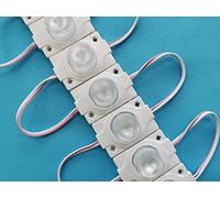 LED Light Module with Lens for Lighting Box DC12V 45mm*30mm*16mm SMD 3030 1.5W IP65 (1000 modules) (White)