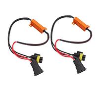 LED Light Resistor for H11, 8Ω Aluminum Alloy, 2PCS Lightweight Portable Design - Error Code Elimination, Easy Installation, Ideal for LED Headlight Conversion