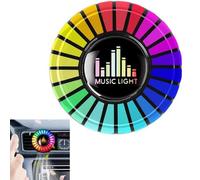 LED Light RGB Sound Control Fragrance Light, Car Music Rhythm Lamp, with APP Control, Car Air Freshener, Car Aromatherapy Sound Pickup Lamp, Car Air Outlet Fragrance Accessories (Ancient Dragon)