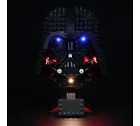 Led Light Set Compatible with Lego Darth Vader Helmet 75304 (No Model), Decoration Lighting Set Compatible with Lego Darth Vader Helmet Creative Toys