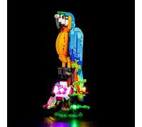 Led Light Set Compatible with Lego Exotic Parrot (No Model), Decoration Lighting Set for 31136 Exotic Parrot Creative Toys