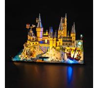Led Light Set Compatible with Lego Hogwarts Castle and Grounds 76419 (No Model), Decoration Lighting Set Compatible with Lego Hogwarts Castle and Grounds Creative Toys