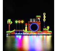 LED Light Set Compatible with Lego Sonic Green Hill Zone 21331 Building Kit (Not Model), LED Lighting Set Compatible with Sonic Lego Ideas Toy Creative Decoration Light
