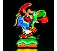 Led Light Set Compatible with Lego Super M'ario World: M'ario 71438 (No Model), Decoration Lighting Set for 71438 Super M'ario World M'ario Creative Toys - Standard Version