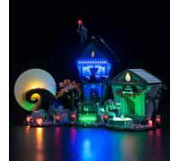 Led Light Set Compatible with Lego Tim Burton's The Nightmare Before Christmas (No Model), Decoration Lighting Set for 21351 The Nightmare Before Christmas Creative Toys - Standard Version