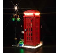 Led Light Set for Lego 21347 Red London Telephone Box (No Model)
